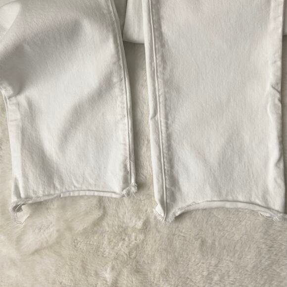 PAIGE Cindy Crop White Jeans - Picture 6 of 10